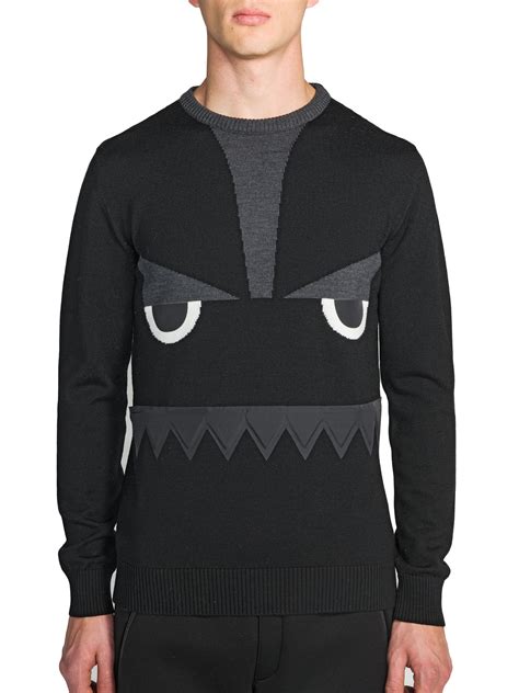 fendi monster sweater|fendi sweaters for men.